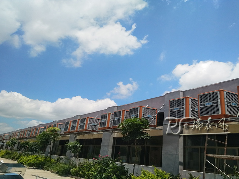  工廠(chǎng)水空調瑞泰風(fēng)室外安裝圖片